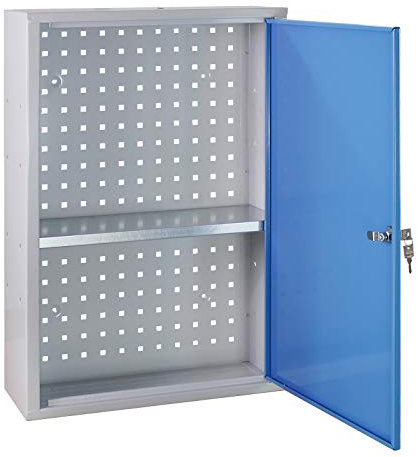 ADB Hängeschrank Wandschrank Metallschrank Stahlschrank 1 Tür 750x500x200 mm