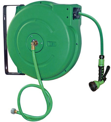 PLANETA G40037 Schlauchaufroller, TYP G-701-204, Anschluss 1/2 Zoll, Schlauch Nennweite DN 12, Länge 20 m, Druck maximal bar 10, Wasser