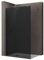 doporro Paroi de Douche Pare-Douche Verre de Securite Gris Teinté 8mm Douche à L'Italienne Barre de Stabilisation Inox Bremen1VG 100x200cm