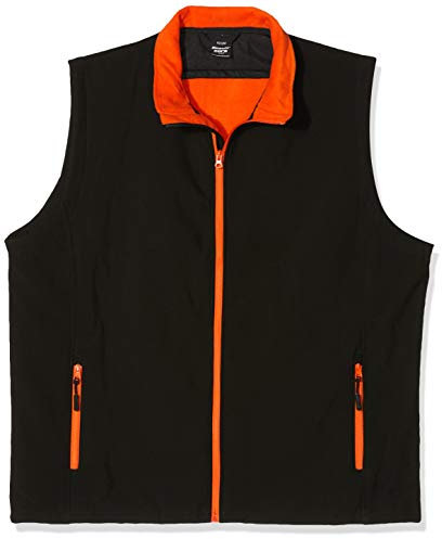 Result Herren CORE Printable Bodywarmer Jacke, Schwarz (Blk/ora R232MBKOR4X), XXXXL