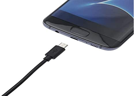 Câble Micro USB 2A, 1m, Noir