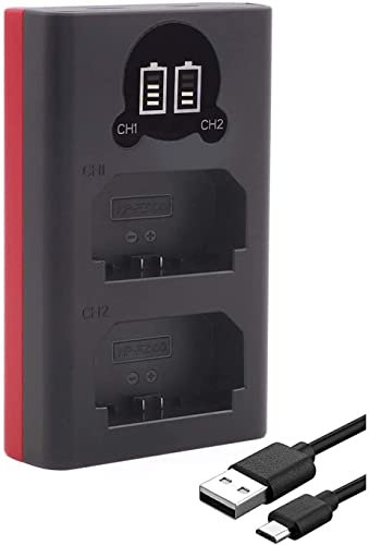 Baxxtar NP-FZ100 Chargeur de Batterie - USB Mini Chargeur (Dual, LCD) - entrée USB-C et Micro-USB