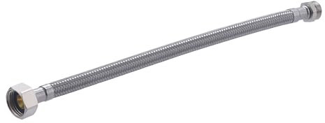 Flexible inox mâle 12x17 - femelle 15x21 passage intérieur 8 mm - longueur 30cm NOYON & THIEBAULT