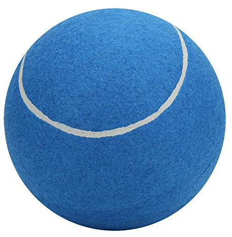 Alomejor Aufblasbarer Tennisball - Gro?es Robustes Haustierspielzeug f¨¹r Hunde und Katzen, Extra Gro?er Spielball, 8 Zoll in Blau, f¨¹r aktive Haustiere Spielzeit