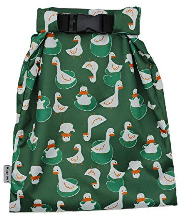 Hisprout Grab and Go Waterproof Washable Reusable Buckle Design Diaper Wet Bag (Duckling)