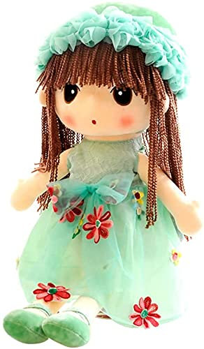 Bprtcra Bébé Poupée en Peluche Mignon Poupée de Chiffon Fille Poupée de Décoration, Chambre Maison Mini-Princesse Plush Toys Toddler Cadeau, Poupée de Chiffon pour Filles, 45cm,Type I