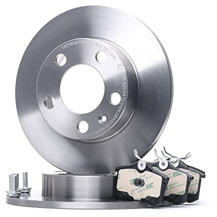 RIDEX 3405B1145 Bremsenset Hinten 230,0mm - Bremsen Set mit Bremsscheiben und Bremsbeläge Satz