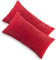 Kuscheli® 2er Set Kissenbezug im Doppelpack Cashmer Touch Fleece Kissenhülle, Sofakissen Kopfkissenbezug Kissenbezüge Couchkissen, Farbe:ROT, Größe:2X 40x80 cm