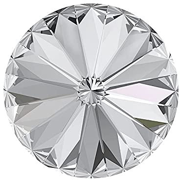 6 stk SWAROVSKI CRYSTALS Stones Rivoli 1122 Chaton, SS29 (6 mm) Crystal F (Swarovski-Kristalle Steine Rivoli 1122 Chaton Kristall)