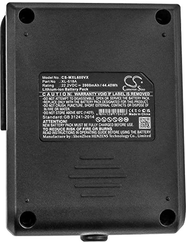 TCTK Akku 2000mAh Kompatibel mit [Moosoo] X6 Ersetzt XL-618A