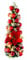 Weihnachtspyramide LED Pyramide Weihnachten Leuchtpyramiden Weihnachtskegelbaum Weihnachtsbaum Tannenbaum Kegel beleuchtet Weihnachten Pyramide Lichterkegel Weihnachtsdeko Innen Deko Fenster Kugeln