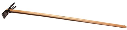 Jäte et hachoir de jardin 3 dents avec manche en frêne 130 cm
