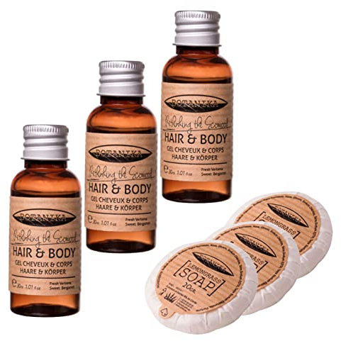 Hotel Set BOTANIKA Shampoo und Duschgel 30ml 100Stk. + Seife 20g 100Stk.