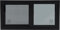 Ventana RV, 550x260mm Horizontal Ventana Corredera Vertical con Pantalla de Privacidad y Redes de Insectos Vidrio Templado Tintado Ventana Sustitución de Ventanas Correderas