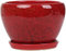 Maceta de plantas en maceta para plantas verdes de interior con esmalte rojo, maceta grande de cerámica con personalidad de estilo chino para interiores y exteriores, suculentas, maceta de orquídeas,