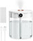 Towwoo Humidificador para Dormitorio 2 L, Humidificador de Aire Automático para Plantas Oficina el Hogar, Funcionamiento Silencioso de 36 dB, Humidificador Agua, Función de Luz Nocturna Blanco
