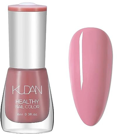Vernis à ongles rose - Vernis à ongles gel à séchage rapide - Longue durée et résistant aux éclats - Pas besoin de durcissement pour manucure à domicile - 8 ml (rose poudré)