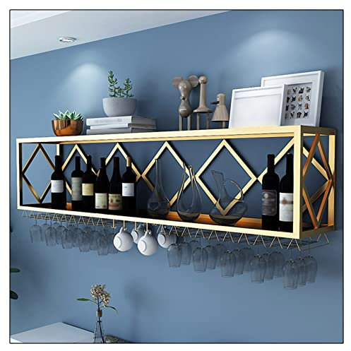 Wandmontiertes Weinregal, Weinflaschenregal, Schrank, Gitter, zum Aufhängen, Wein, Stemware, Lagerregal, Pflanzen, Blumenregal, für Barküche