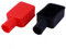 2 Piezas Cubiertas de Terminales de Batería, Rojo y Negro Positivo y Negativo Tapas Protectora del Terminal de Batería Aislamiento Flexible Suave Car Battery Terminals Cover Para Moto Coche Camión