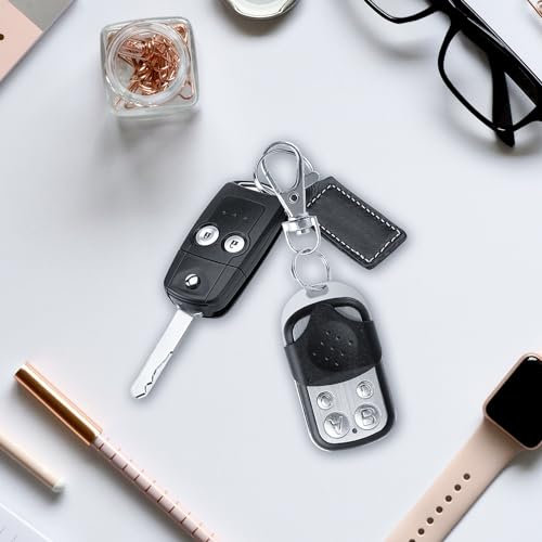 4 Pièces Telecommande Universelle Portail, Telecommande Garage Universelle sans Fil, Telecommande Portail Compatible 433.92 MHz, Telecommande Universelle Porte Garage