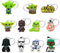 PQKL-party Anime Schlüsselanhänger, Schlüsselanhänger Anime, 11Pcs Anime Schlüsselanhänger Anime Geschenke, Anime Keychain,Autoschlüsselanhänger,Kinder WeihnaGeschenk