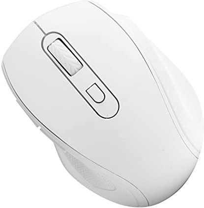 Yunseity Souris Gamer sans Fil-1600 Dpi, 6 Boutons, Souris Gamer Haute Performance avec Foncion de L'économie D'énergie Intelligente, pour Bureau/Ordinateur Portable (White)