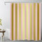 LB Rosa und Gold gestreift Duschvorhang 150x200cm(BxH) Abstrakte Geometrie Antischimmel Wasserdicht Badezimmer Vorhänge, Moderne Kunst Extra Lange Polyester Stoff Bad Vorhang mit Haken