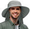 Kato Tirrinia Outdoor Sonnenhut Herren Damen mit Nackenschutz, UPF 50 UV Schutz Safari Hut, Faltbar Cap Sonnenschutz für Hiking Strand Anglerhut Wanderhut Gartenhut Tropenhut, Grau