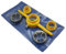 Qeortohers Gewindeschneider-Set für Kunststoffrohre, PVC-/NPT-Gewinde, 1,27 cm, 1,9 cm, 2,5 cm, 6 Stück