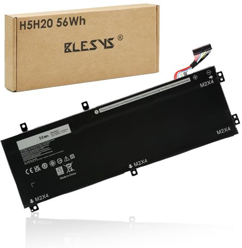 BLESYS Batterie 56Wh H5H20 pour Dell Precision 5520/5530/5540, pour XPS 15 9560/9570 Series Remplacement V0GMT NCC3D [3 Cellules]