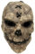 Yearsahrk Totenkopf Maske Horror Ghostface Maske Latex Gruselige Scary Dämon Karneval Halloween Kostüm Zubehör
