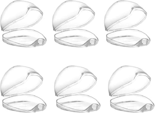 Copri Ciuccio,6 pezzi Trasparente copri ciuccio mam,Portatile Copri Ciuccio Mam Per Riporre I Ciucci Per Bambini,Multifunzione Custodia Ciuccio Per Uscire E Viaggiare,7x6x5.5cm