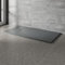 NRG 1800x900mm SMC Rectangle Shower Tray Anthracite Slip-Resistance Bathroom Shower Base Easy to Clean