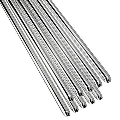 Baguettes de soudage, 5/10 pcs 50 cm baguettes de soudage en aluminium facile basse température 1,6 mm 2 mm pas besoin de poudre à souder durafix припой для пайки алюминия baguette de soudage (taille