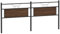 vidaXL Tête de lit chêne Marron 193 cm Bois d'ingénierie et Acier, Panneau de tête, tête de lit pour lit Double, tête de lit Double