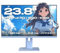 JAPANNEXT Ecran PC Gamer 23.8 IPS Full HD (1920x1080) 120Hz 0.5ms Bleu Pastel | Hauteur & Inclinaison réglable(HSP) Haut-parleurs intégrés G-Sync/FreeSync | Garantie 2 Ans | JN-IPS238G120F-HSP-BB