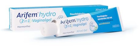 Arifem hydro 2in1 Vaginalgel mit Hyaluronsäure & Milchsäure – hormonfrei, pH-regulierend, für innere & äußere Anwendung – Sanftes Vaginalgel bei Scheidentrockenheit – 30 ml