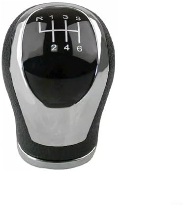 MeevrgR Leder Schaltknauf für Nissan für Qashqai für J11 328654BA1A 328654EA0A Einfache Installation Kompatibel mit X Trail T32