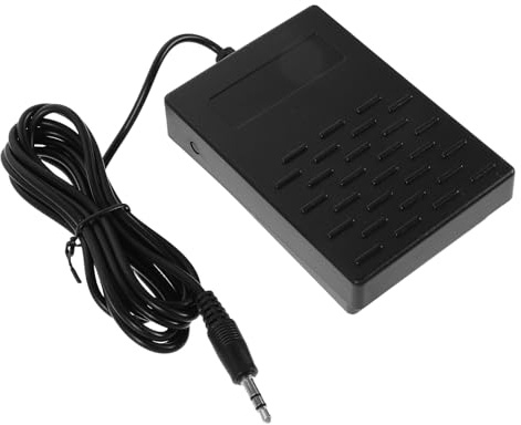 BESPORTBLE Sustain-pedal für Keyboards mit Polaritätsschalter -anschluss Kompatibel Pianos Digitalpianos und Synthesizern