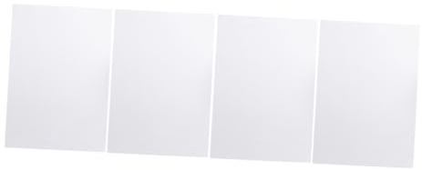 Baluue 4 Stück Dicker Graffiti Papier Block Weißes Papier für Berechnung | Einschulung Feier, Blanko Schreibunterlage aus Papier, Praktisch für Schüler und Kinder