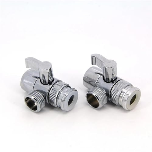 BIANMTSW 3way M22/M24 Switch Faucet Sink Splitter Diverter Valve Water Tap Connector for Toilet Bidet Shower Bathroom Kitchen(Type 1)