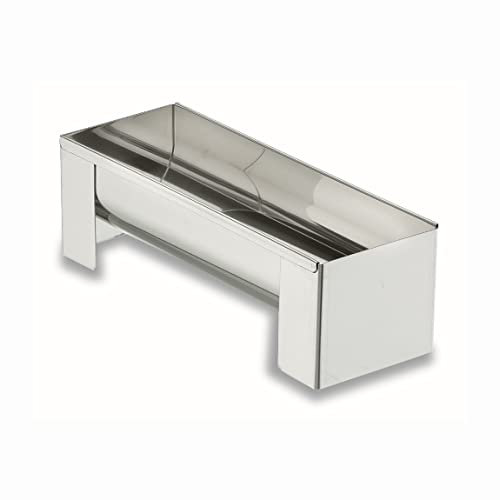 Lacor 68001 - Molde 1/2 caña, desmontable, redondo, 25 cm, inoxidable