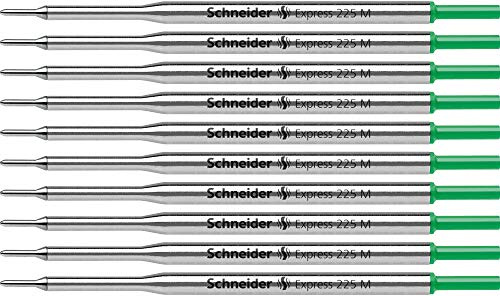 Schneider Express 225 M Kugelschreiber-Großraummine (dokumentenecht) 10er Packung grün