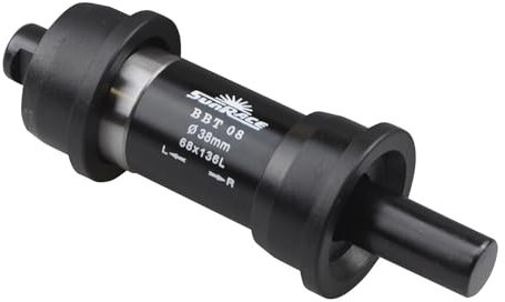 Sunrace Unisex – Erwachsene Innenlager-03324431 Innenlager, schwarz, 136 mm