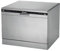 Candy CDCP 6/E-S - Lavavajillas pequeño, 6 servicios, 6 Programas, Inicio diferido, Clase A+A, 51dB, Color Plata
