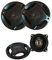 COPPIA CASSE X AUTO 350 WATT 2 VIE ALTOPARLANTI STEREO TWEETER WOOFER 13 CM 350W B9
