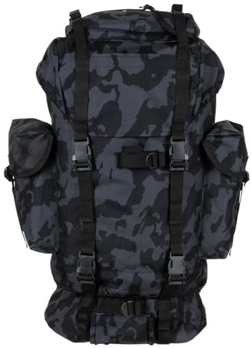 MFH BW Kampfrucksack, 65 l, Alu-Aussteifung (night-camo, 65L)