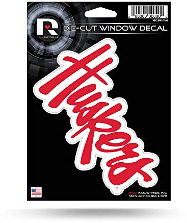 NCAA Rico Industries Die Cut Vinyl Decal, Nebraska Cornhuskers