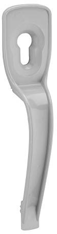 THIRARD - Poignée Extérieure Seule pour Porte de Garage - Aluminium - Usage Pratique - Sécurité Optimale - Installation Facile - Finition Laquée - Blanc