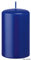 4er Adventskerzen, Adventskranz Kerzen Set Royalblau 12 x 6 cm